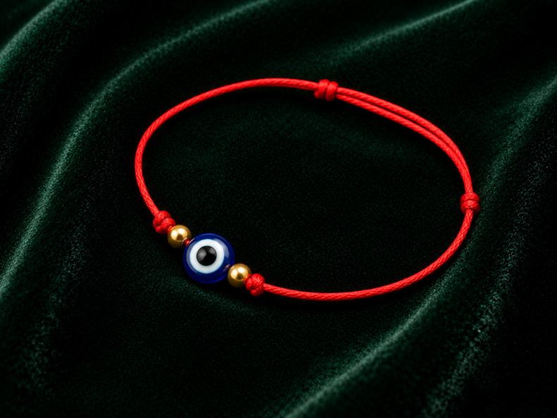 Pulsera Roja con Ojo Turco